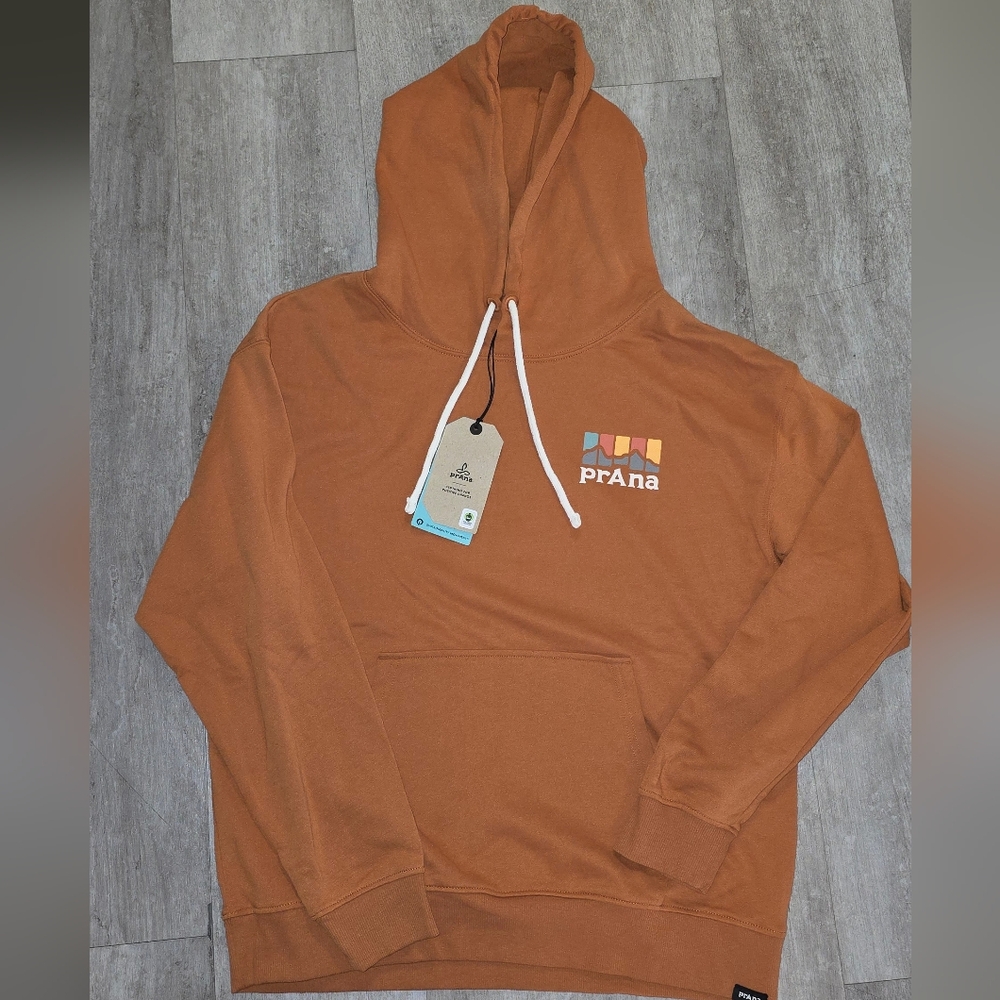 Orange Prana Hoodie Womans Medium